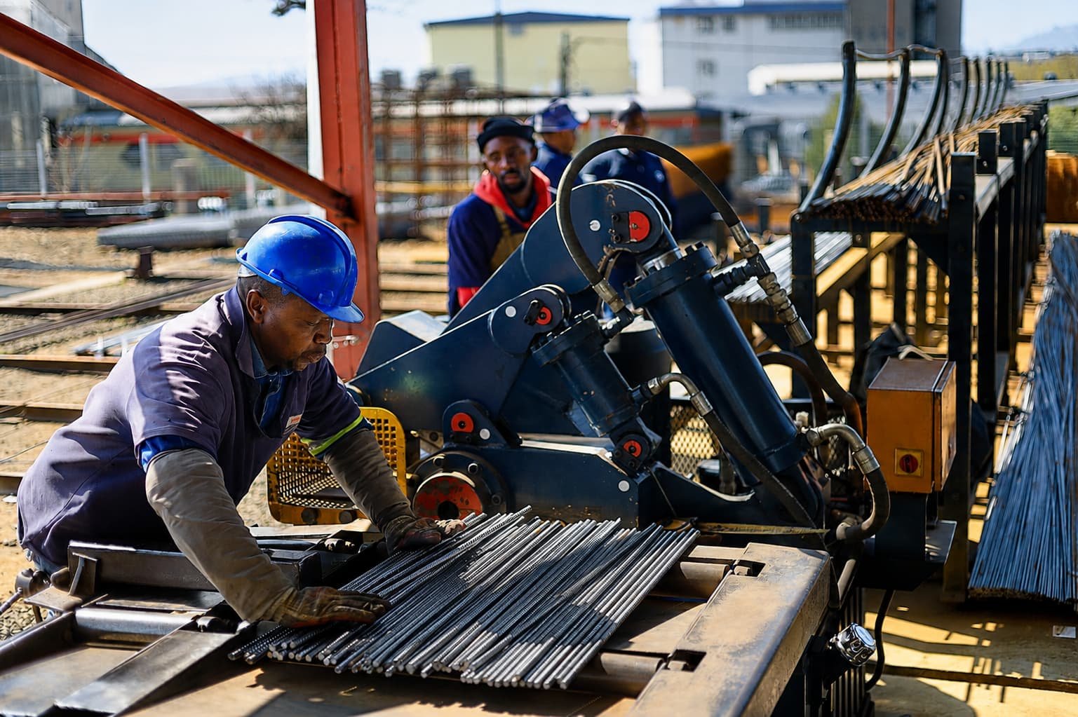 Steel and reinforcing materials